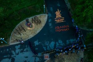 Абакан зажжёг «Огненную картину войны»