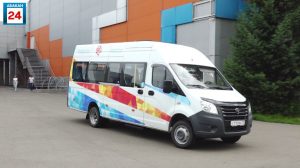 Новенький автобус в распоряжение получили спортсмены и творческие коллективы Абакана