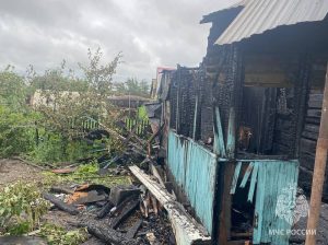 Дачный дом сгорел в садовом обществе «Подсинее»