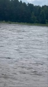 Вода в реке Абакан в Абазе пошла на спад