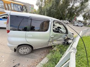 Нарушив ПДД, в Хакасии пострадало трое человек