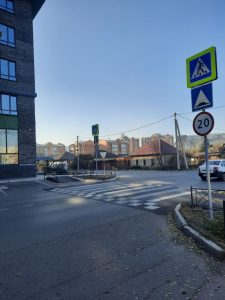 ‎Новый пешеходный переход обустроен в Абакане на пересечении Тельмана и Трудовой