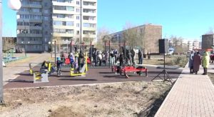 Современная спортплощадка открылась в Пригорске‎