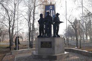 Аллею памяти, посвященную участникам боевых действий,создали в Минусинске‎