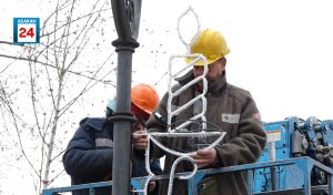 Ангелочки и свечи появились в Преображенском парке Абакана