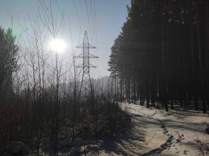 Повреждение на линии ЛЭП в Аскизском районе нашел квадрокоптер