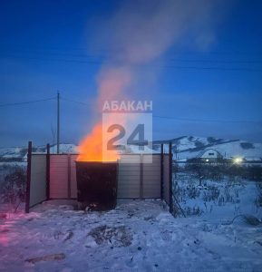 Больше 300 мусорных баков и 3 мусоровоза горели в ноябре в Хакасии