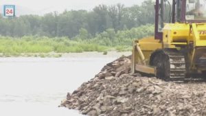 Угрозы размыва Южной дамбы в Абакане больше нет