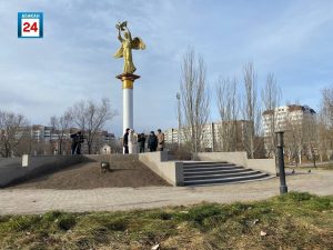 Реконструкция «Доброго Ангела Мира» в Преображенском парке Абакана завершена