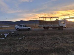 Не выдержал дистанцию: лишённик в Хакасии устроил ДТП