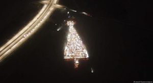 Сосед Хакасии -Красноярск выстроил самую яркую Автоёлку