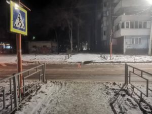 В Абакане на переходе сбили пенсионерку