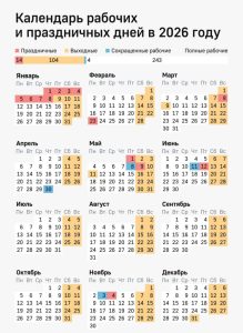 Почти 4 месяца будут  отдыхать жители Хакасии в наступившем году