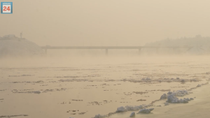 Прогнозировать сложно: в столице Хакасии специалисты отслеживают идущую по Енисею кромку ледостава