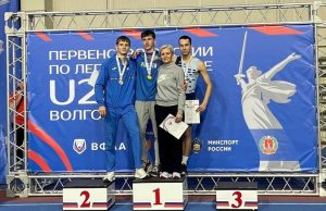 Золото легкоатлетического первенства России у спортсмена из Хакасии‎