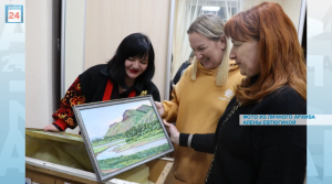 Культурная миссия: в Северодонецк доставлены картины художников Хакасии