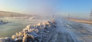 Вода вышла на трассу Белый Яр — Аршаново — Бея: водителей призывают к осторожности