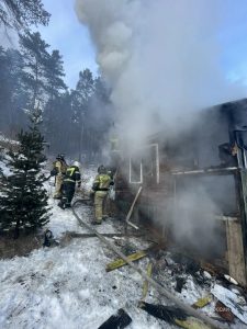 Виновник пожара спас брата из огня в Черногорске