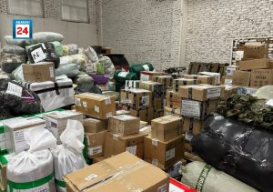 Путь на Донбасс: очередные 40 тонн гумгруза отправила Хакасия «за ленточку»