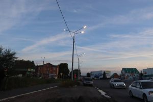 Строительство линии освещения на Итыгина в Абакане завершится в этом году