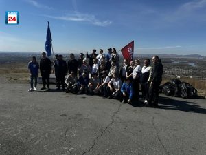 Автопробег и субботник прошли в Абакане в честь юбилея столицы