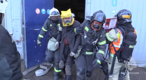 Возгорание в сушильной камере: масштабные учения спасатели Хакасии провели на Вагонмаше