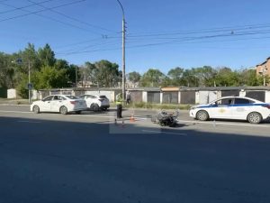 Мотоциклист пострадал в аварии на Стофато в Абакане
