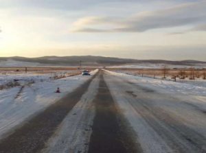 ‎Тойота слетела с трассы в Хакасии — травмирован подросток- пассажир‎